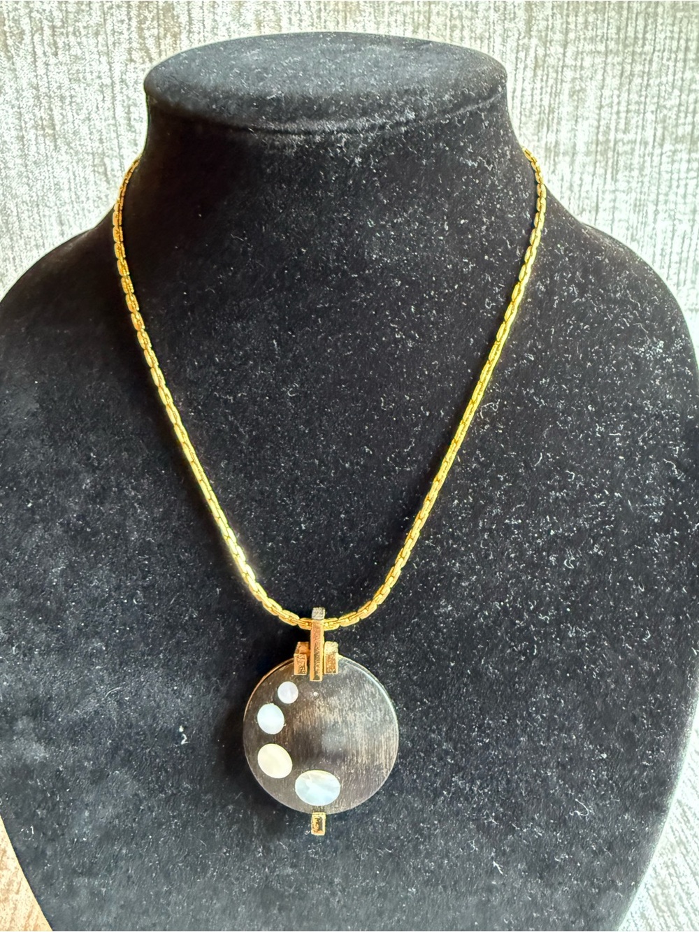 JOMAZ (Joseph Mazer) modernist pendant necklace